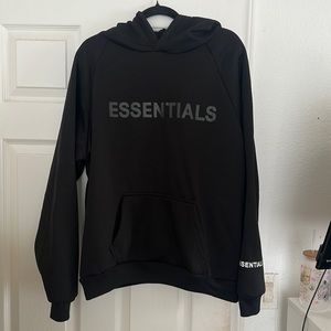 Essentials Black Hoodie